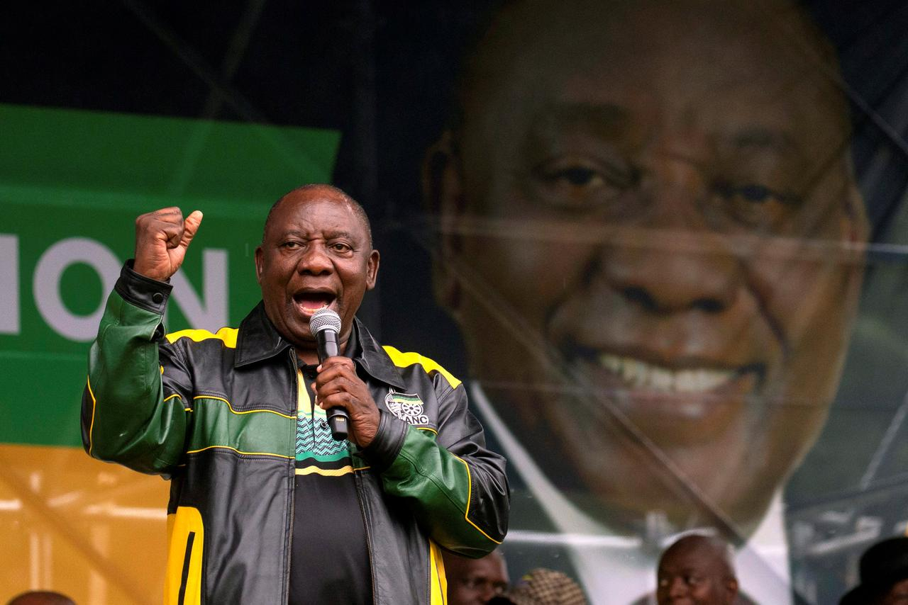 Cyril Ramaphosa leads ANC in South Africa