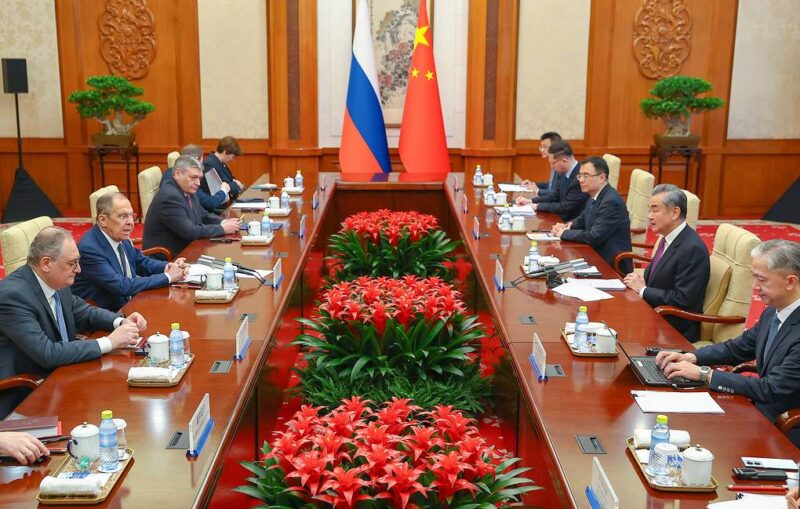 Sergey Lavrov in Beijing, April 2024