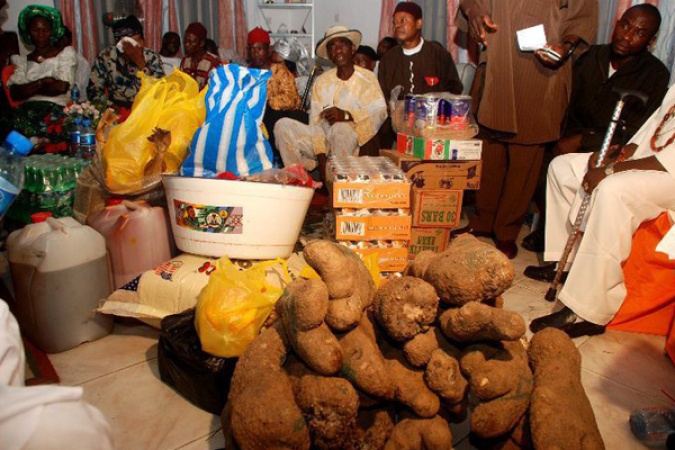 Marriage of a woman and collection of dowry