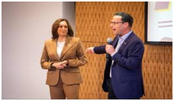 Kamala Harris and Josh Shapiro