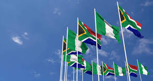 Nigeria flag vs South Africa flag
