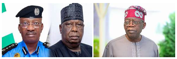 DIG Hasimu Argungu, Egbetokun and Tinubu