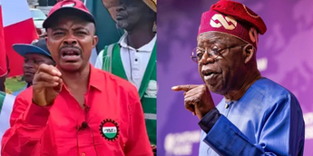 Joe Ajaero and Tinubu - NLC