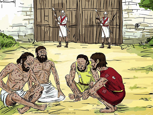 Four Lepers in the Bible