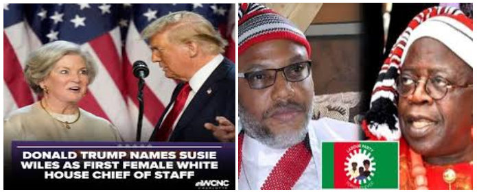 Trump, Nnamdi Kanu and Tinubu