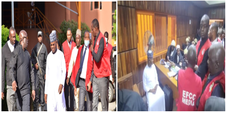 Yahaya Bello and EFCC