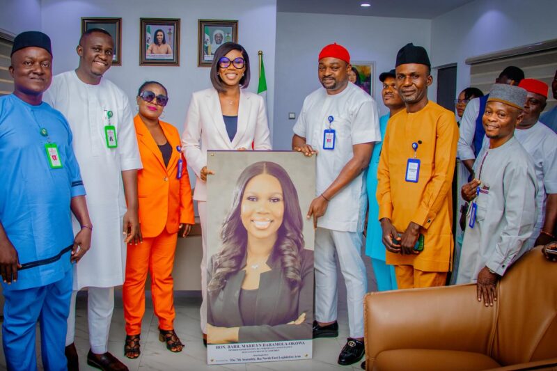 Ifeanyi Okowa's daughter - At the event with the councilors