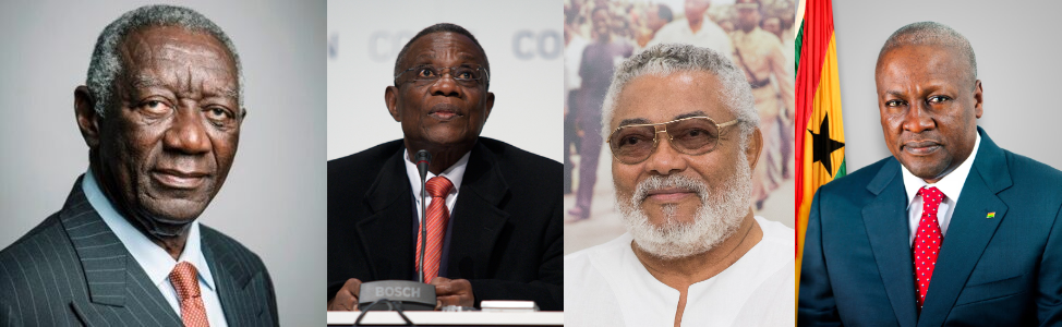 Jerry Rawlings and Mahama of Ghana