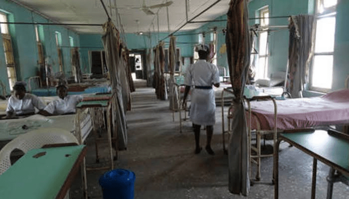 Empty Nigeria hospital - doctor