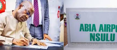 Alex Otti and Abia State Airport