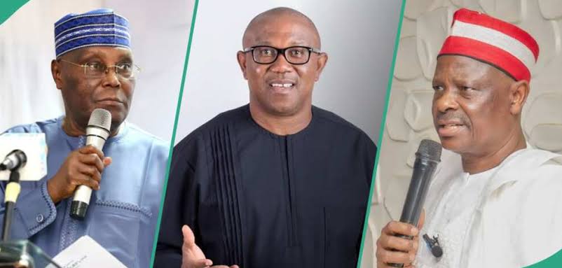 Atiku, Peter Obi and Kwankwaso