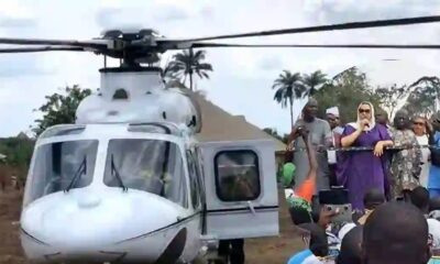 Natasha-Storms-Constituency-In-Helicopter