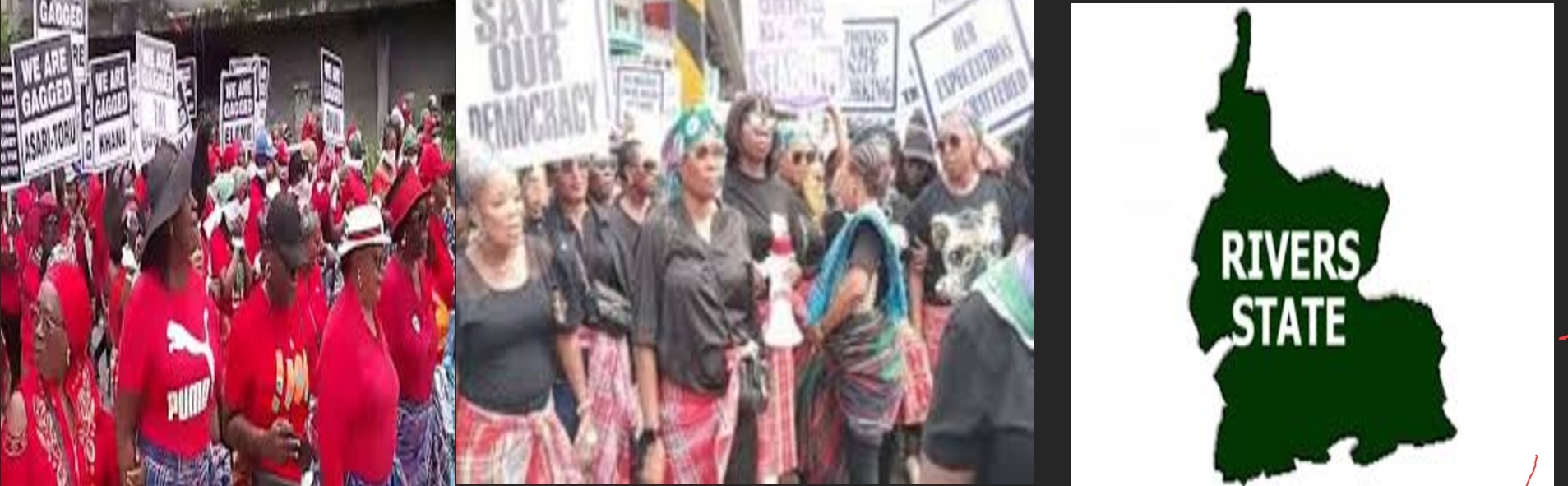 Women protesting