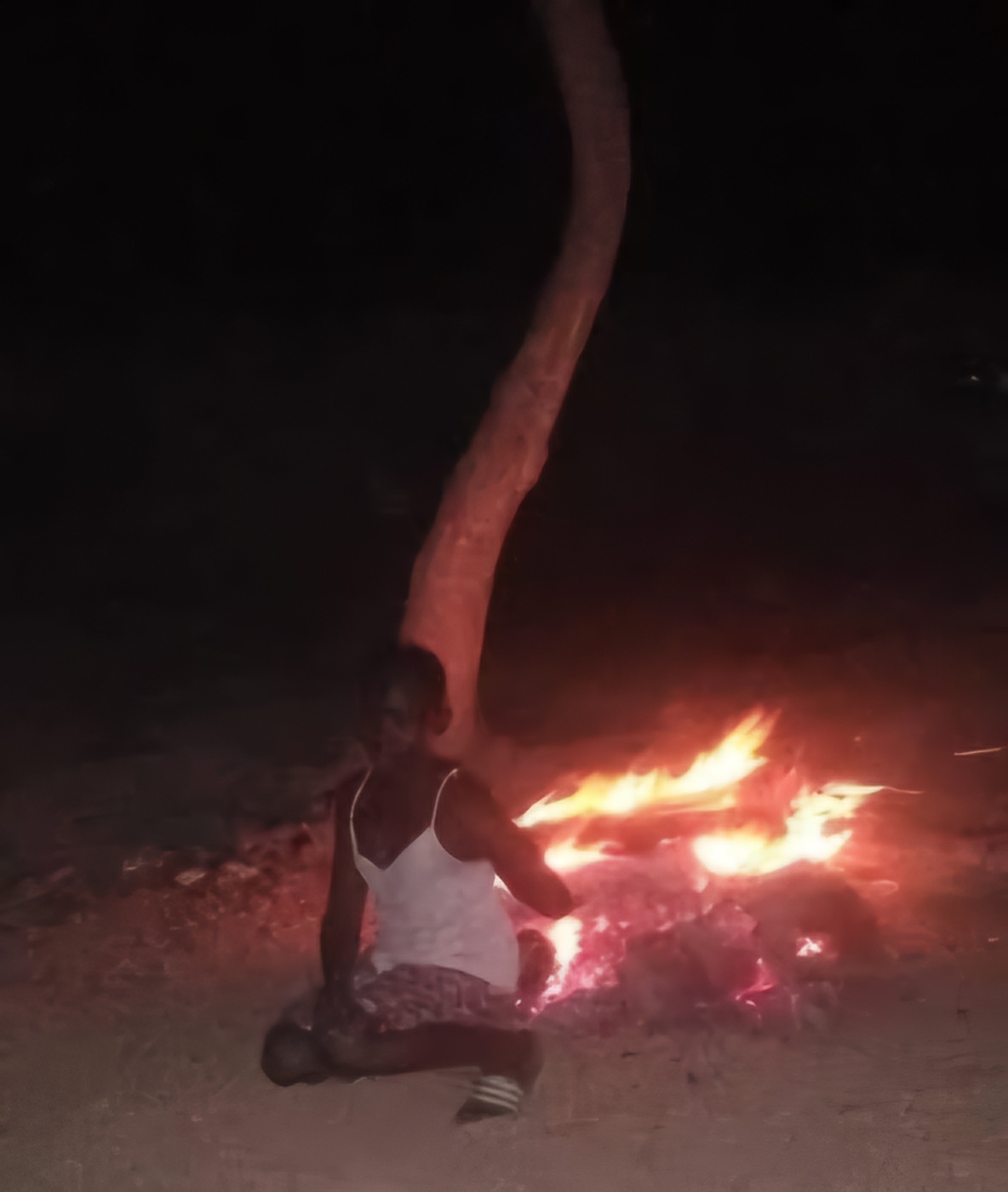 Witch craft and poor child