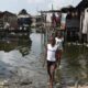 Slum, homeless, children, Lagos dump
