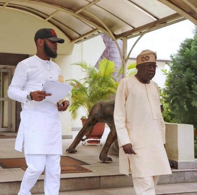 Mr. President and son
