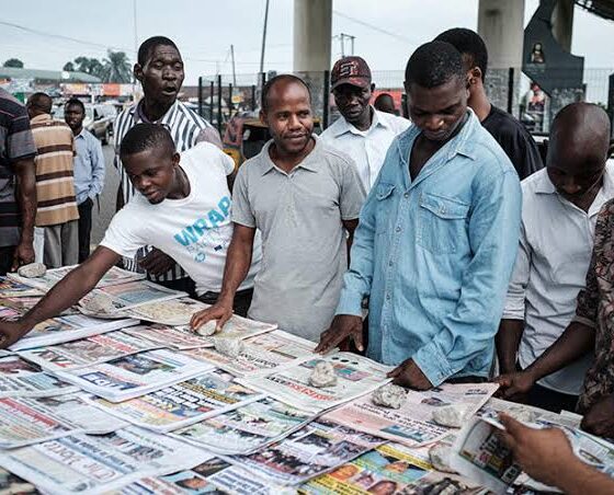Newspaper stand - journalism