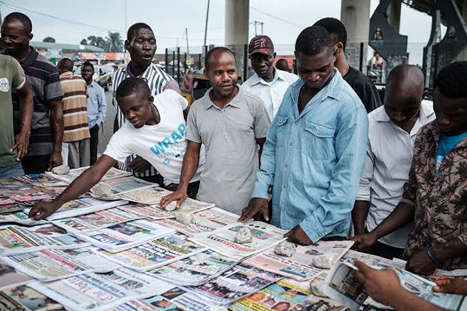 Newspaper stand - journalism