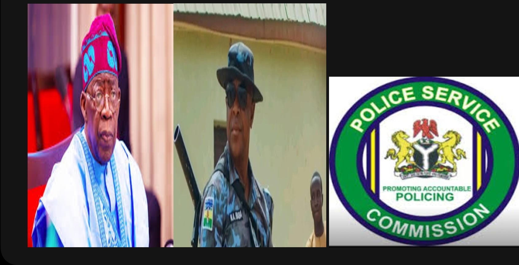 Tinubu and police
