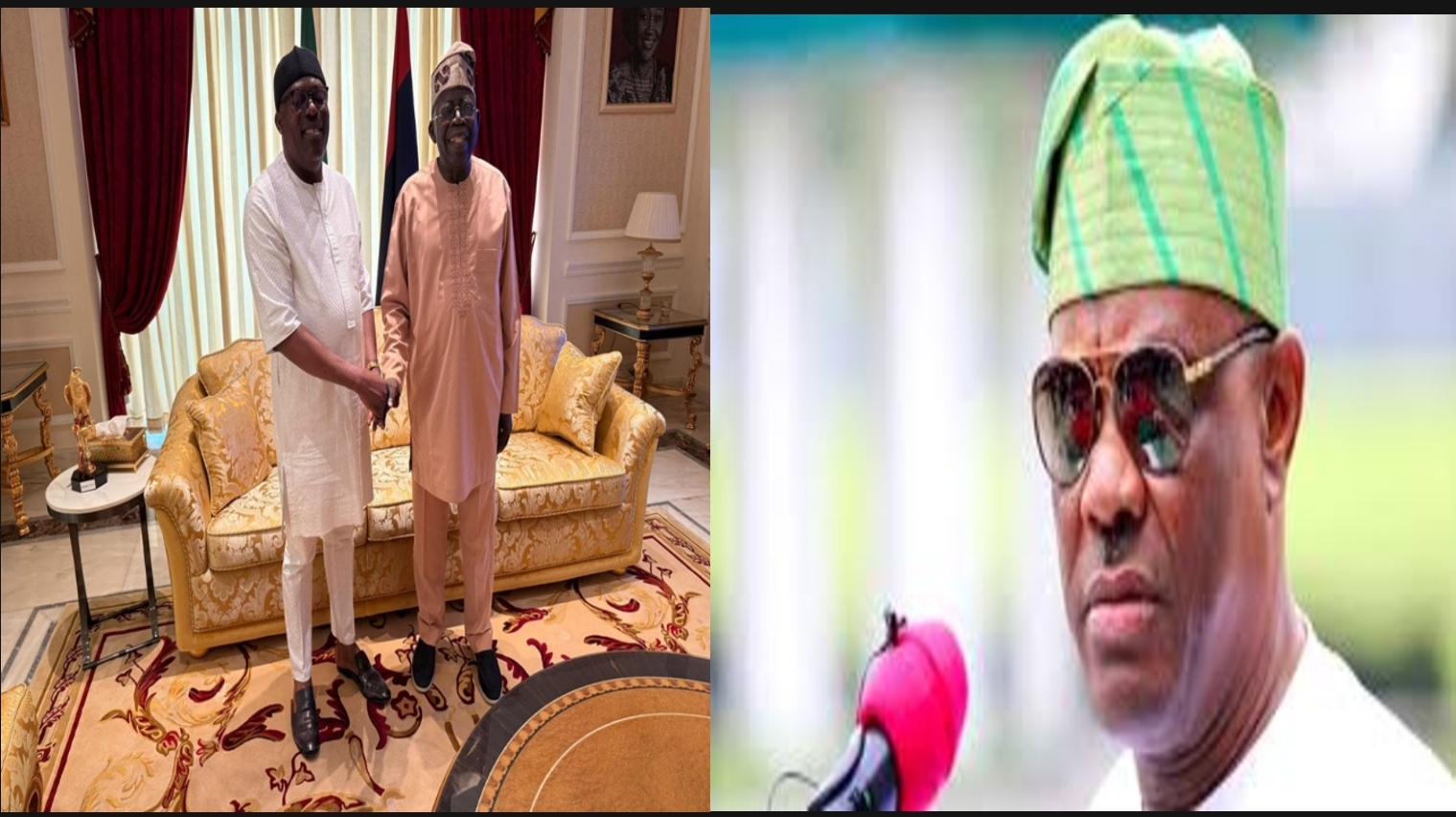 Fubara, Tinubu and Wike