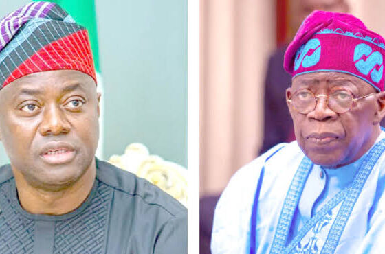 Seyi Makinde and Tinubu