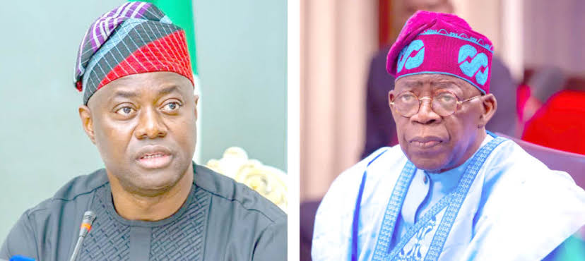 Seyi Makinde and Tinubu