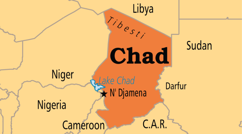 Chad-map-Africa-Nigeria neighbour