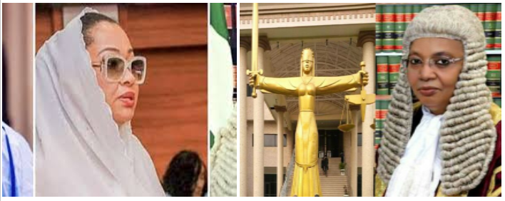 Natasha and Justice Binta Nyako