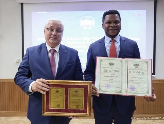 Ex. Chairman, AEC, NJ Ayuk at the award ceremony, Oct.16, 2025