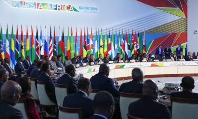 Ethiopia-First plenary meeting of Russia-Africa Summit on 24 October 2019. Crediе-Roscongress.