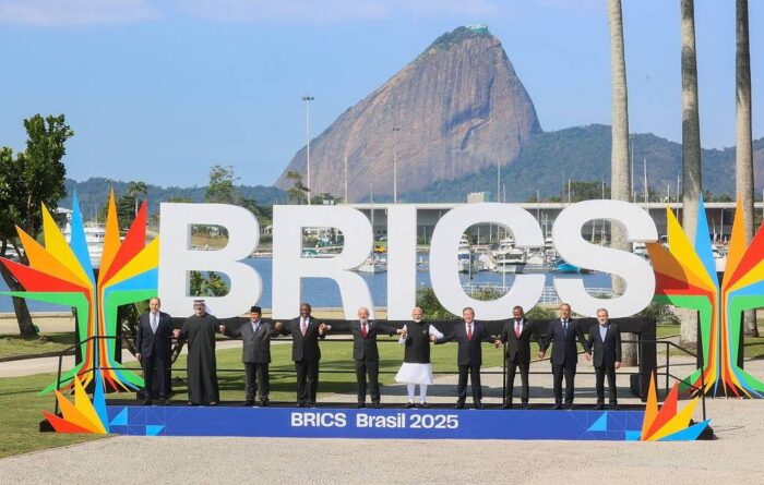 BRICS summit in Rio de Janeiro. 6th-7th July 2025.