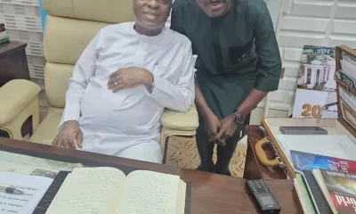 Bishop Oyedepo with Pastor Komaiya