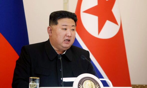 north-korean-supreme-leader-kim-jong-un-speaks-during-press-conference-june-19-2024