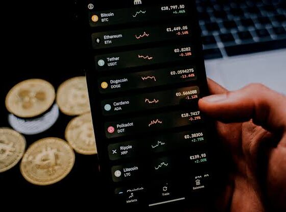 Crypto transaction bitcoin finance tech