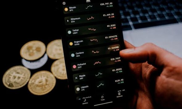 Crypto transaction bitcoin finance tech