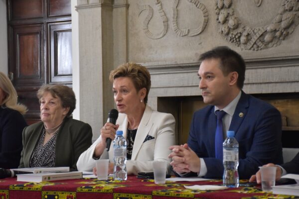 Professor Irina Abramova at the Conference, March 18, 2026.