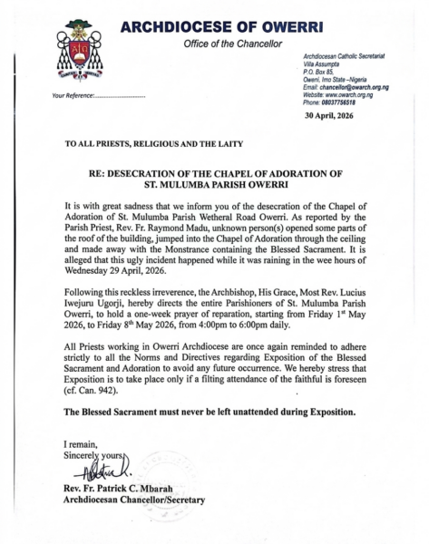 Fr Patrick Mbarah_Catholic Owerri