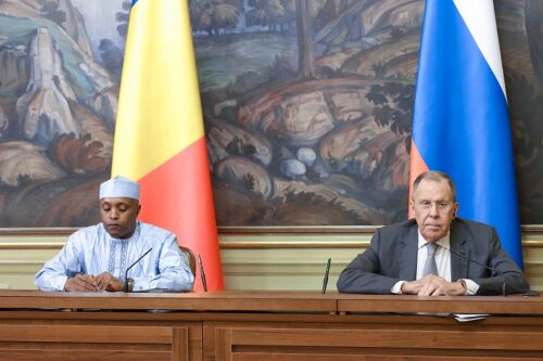 Abdoulaye Sabre Fadoul with Sergey Lavrov, July 14, 2026