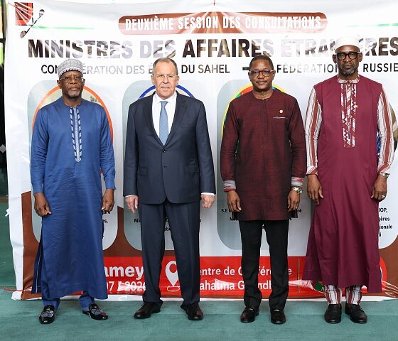Foreign Ministers of Russia and the Confederation of Sahel States