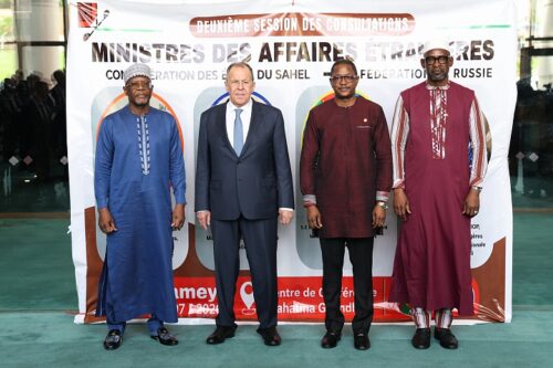 Foreign Ministers of Russia and the Confederation of Sahel States