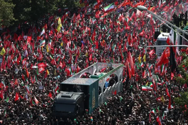 Khamenei funeral procession in Iran