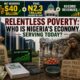 NET RESERVES, FAAC, POVERTY, HUNGER, ECONOMY