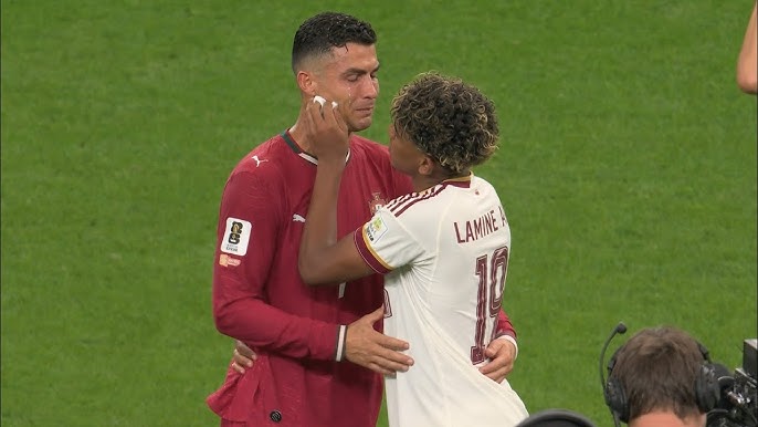 Ronaldo and Lamine Yamal - Portugal and Spain