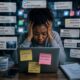 Technology, Social media, Work space, Woman
