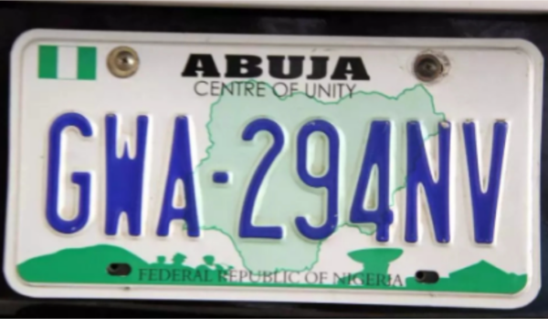 Vehicle-plate-number-FRSC