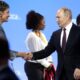 President Vladimir Putin with Professor Irina Abramova. October 2019.